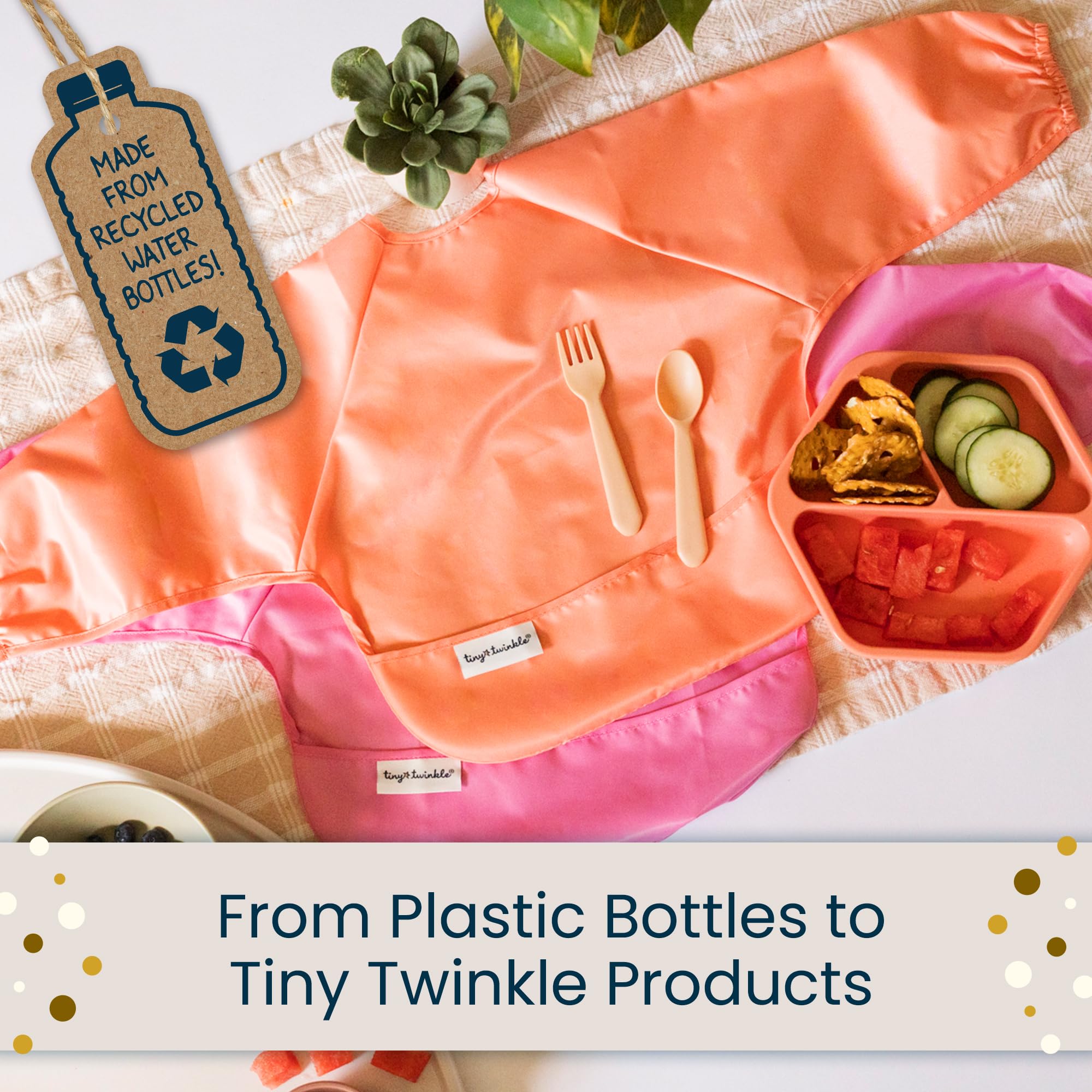 Tiny Twinkle newborn shower gift-ready bib appears thoughtful and practical for new families