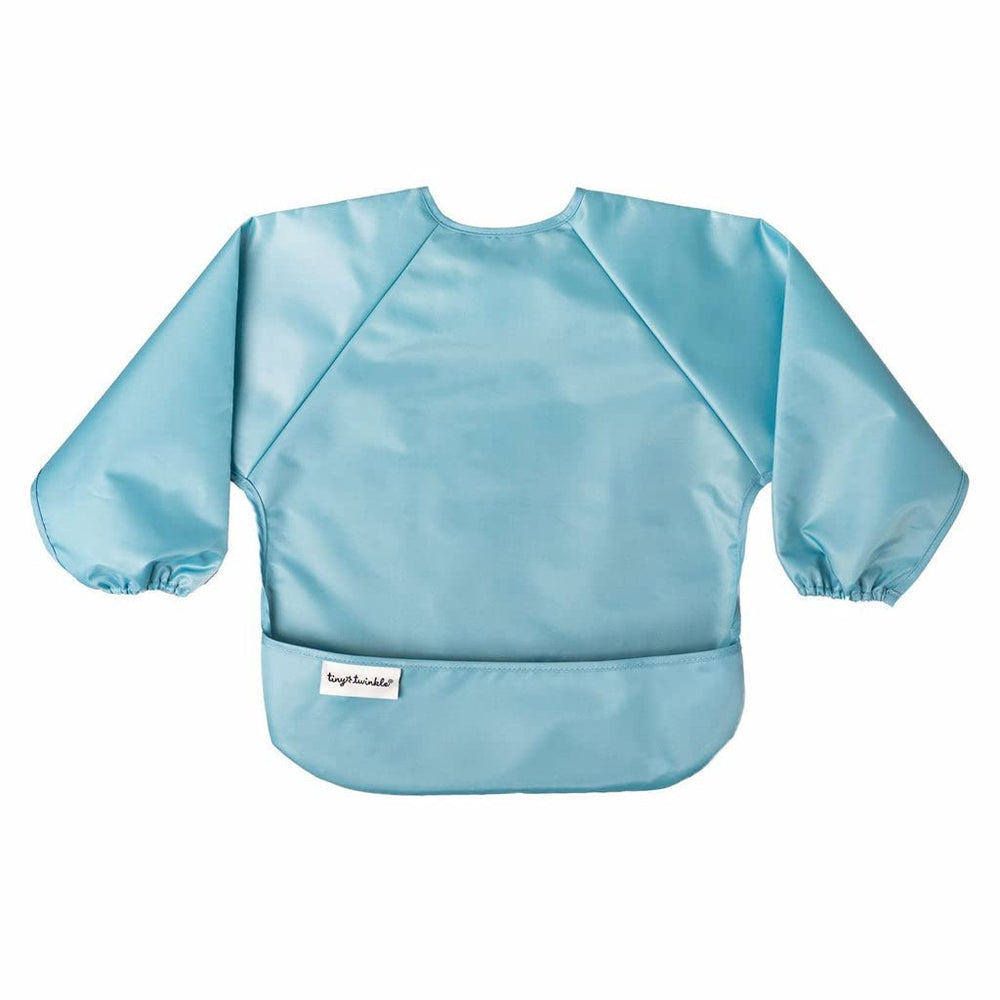 Tiny Twinkle long sleeve bib slate olive sleeve detail highlighting flexible cuffs