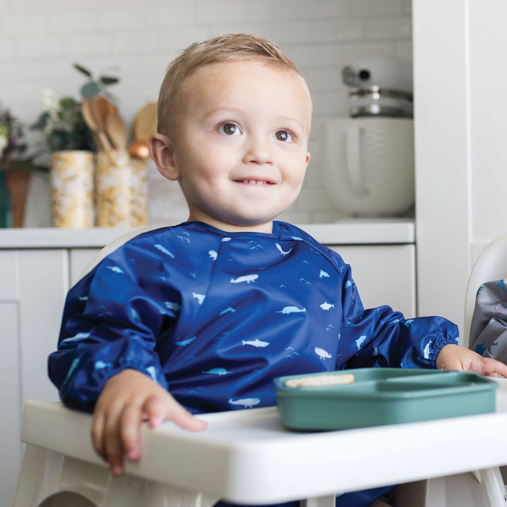 Tiny Twinkle long sleeve bib soft fabric texture offers gentle skin feel