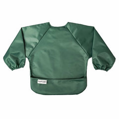 Tiny Twinkle long sleeve bib waterproof wipe-clean demonstration for quick cleanup