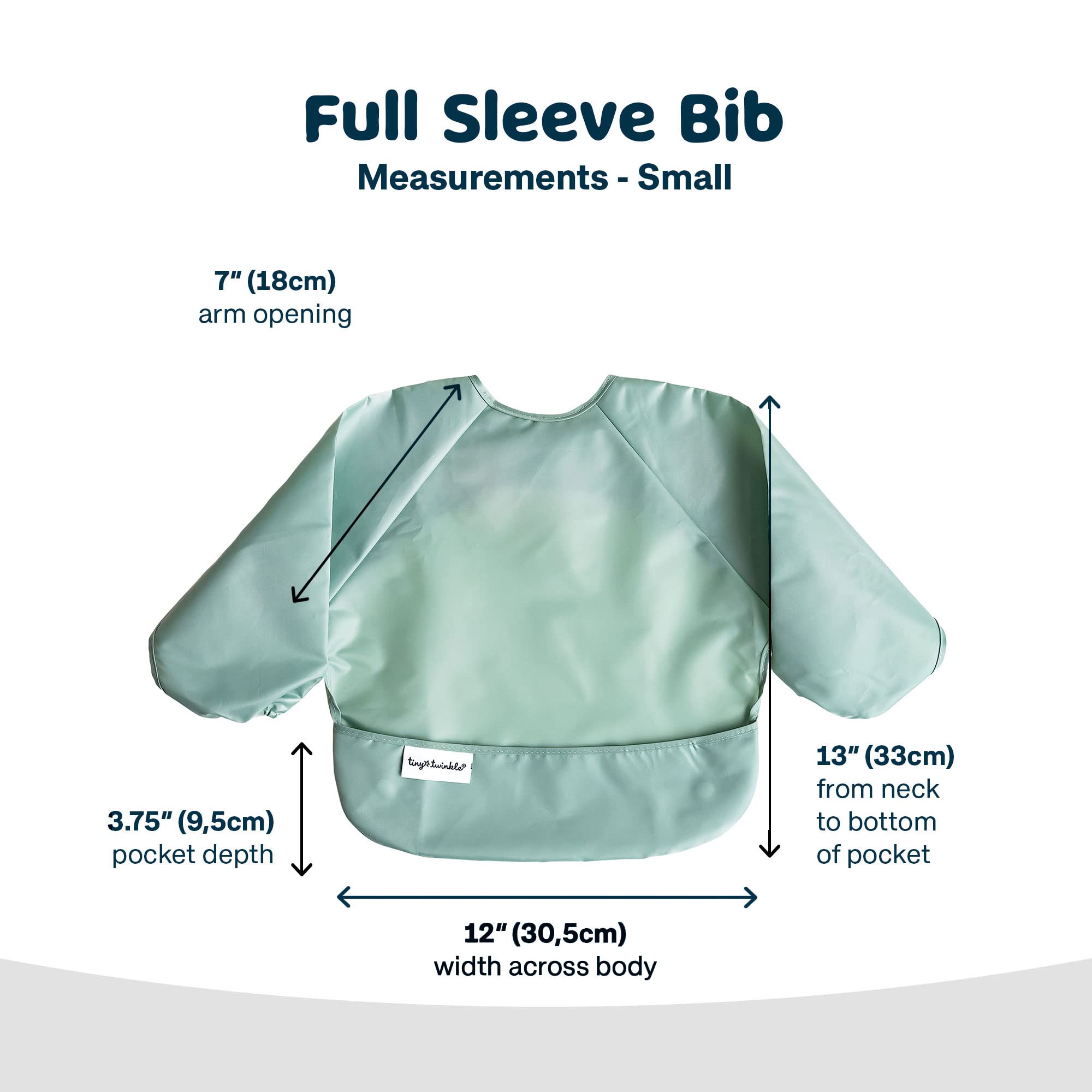 Tiny Twinkle machine-washable bib in-wash demonstrates effortless refresh and reuse
