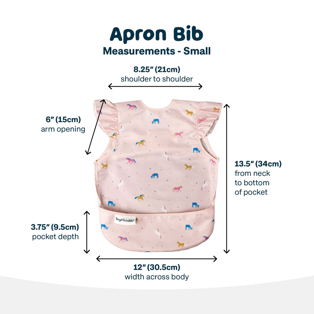 Tiny Twinkle bib fabric close-up emphasizes OEKO-TEX non-toxic materials for delicate skin.