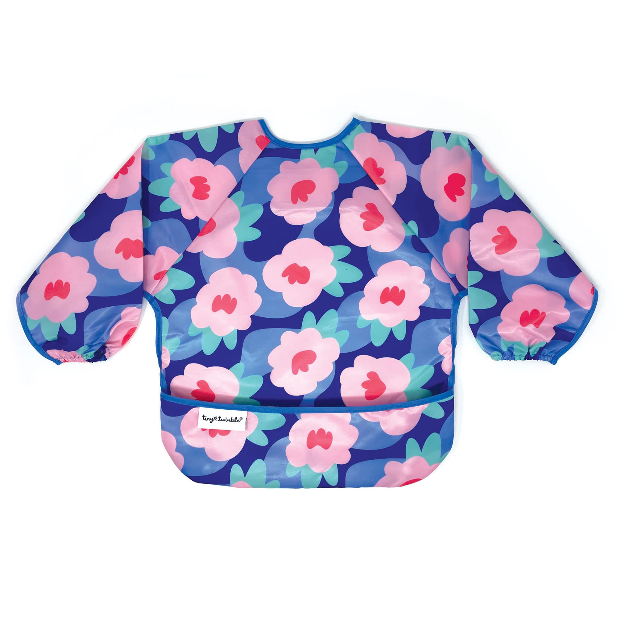 Tiny Twinkle quick-dry fabric makes cleanup fast after busy meals and spills