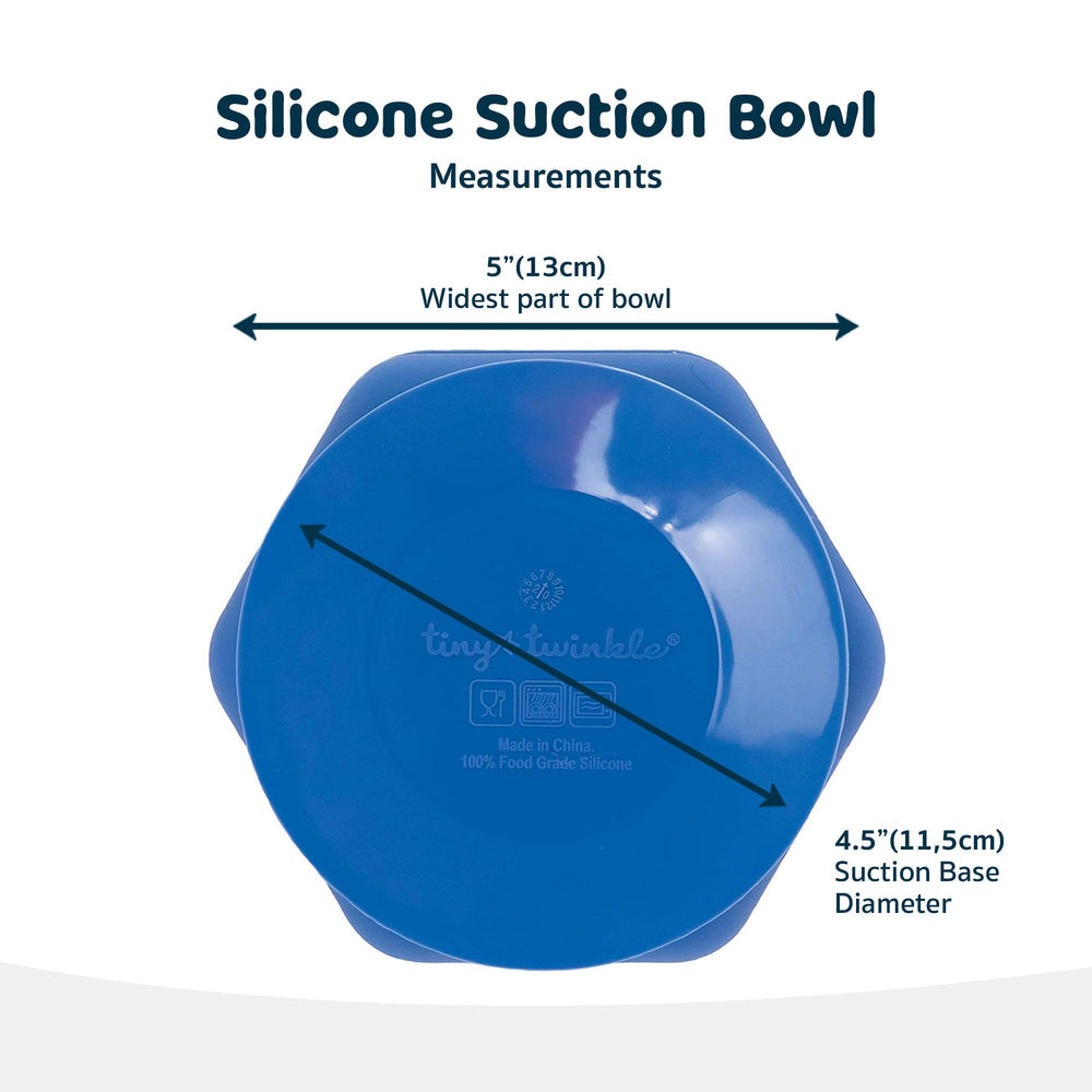 Tiny Twinkle self-feeding training bowl at an angle supports easy holding