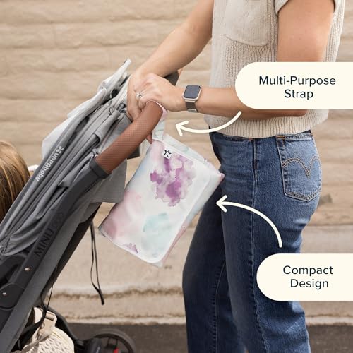 Tiny Twinkle snap-loop handle for secure grip during travel