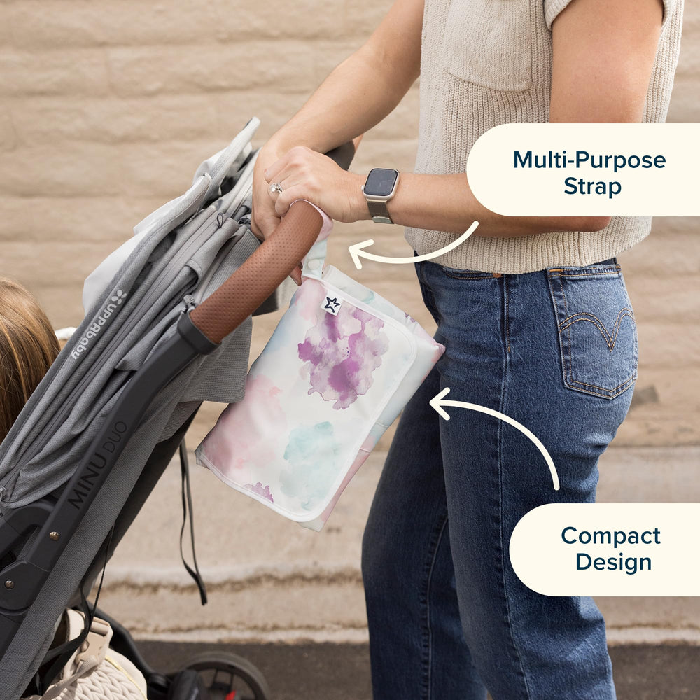 Tiny Twinkle soft baby-skin surface provides gentle contact during changes.