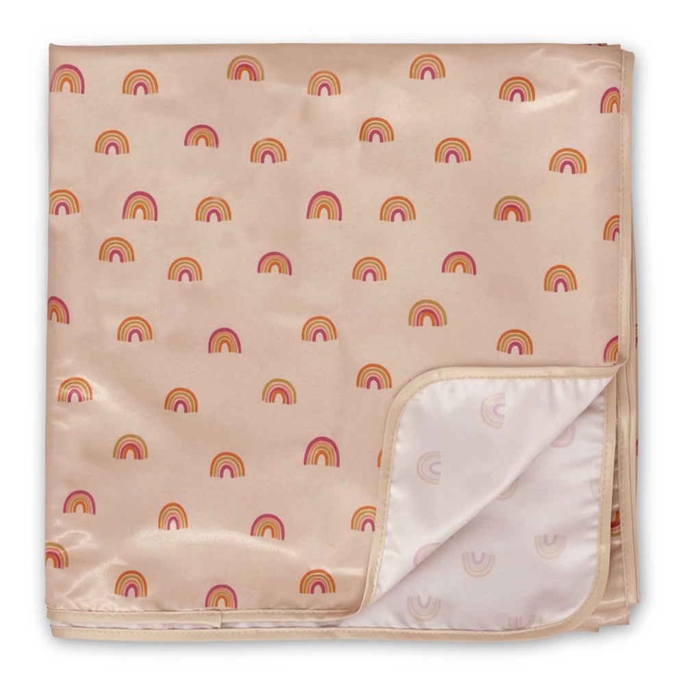 Tiny Twinkle Splat Mat eco-friendly fabric highlights OEKO-TEX status