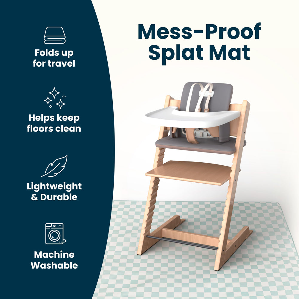 Tiny Twinkle Splat Mat safe baby design supports worry-free spaces