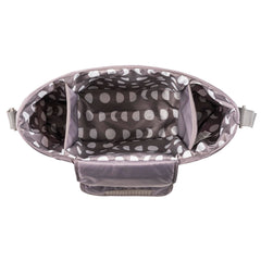 Tiny Twinkle interior pocket ready to hold diapers, wipes, or toys within reach.