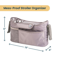 Tiny Twinkle waterproof stroller organizer material highlights durable weather-ready shell.