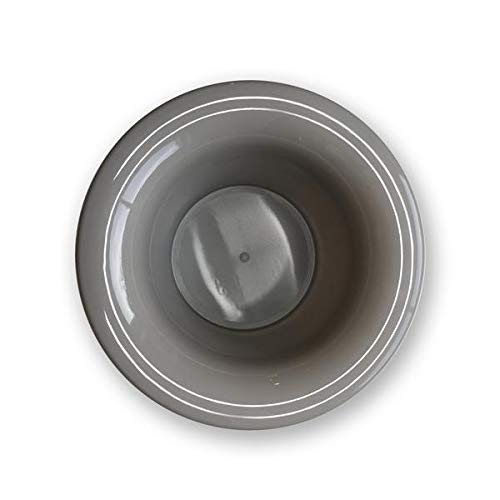 Tiny Undies Top Hat Potty grey with anti-slip band helps secure baby during EC sessions.