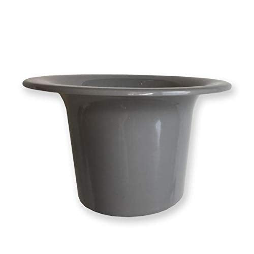 Tiny Undies Top Hat Potty grey nighttime setup supports easy nighttime EC potty routines.