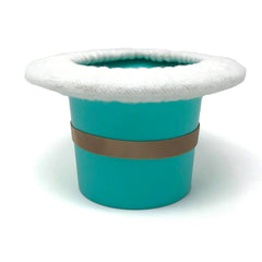 Tiny Undies Top Hat Potty in turquoise supports on-the-go EC practice.