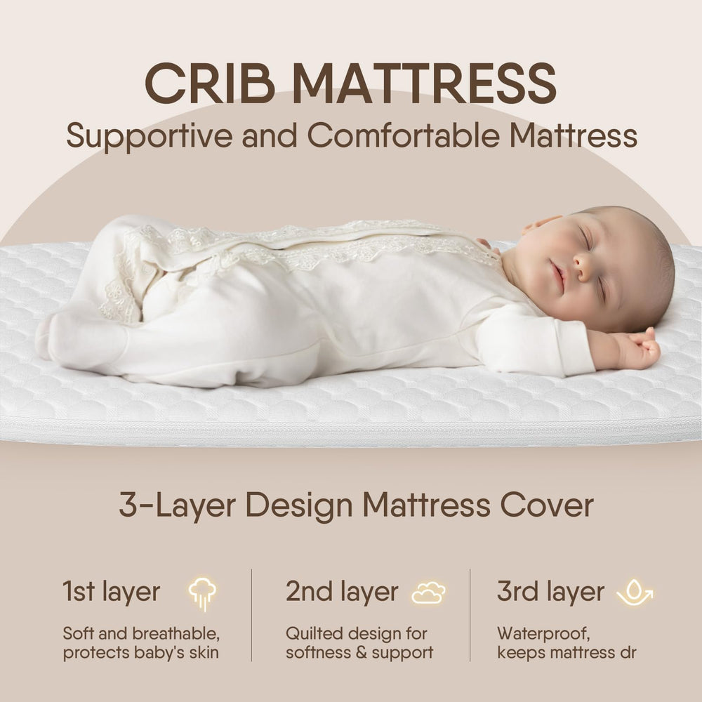 TinyGlow mosquito-net canopy provides all-around protection while baby rests.
