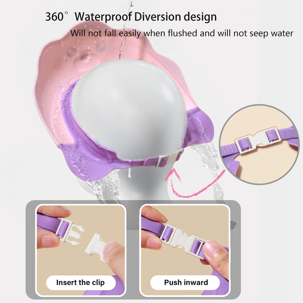 TinyGuardian sea lion shower visor close-up material soft PP and TPE silicone