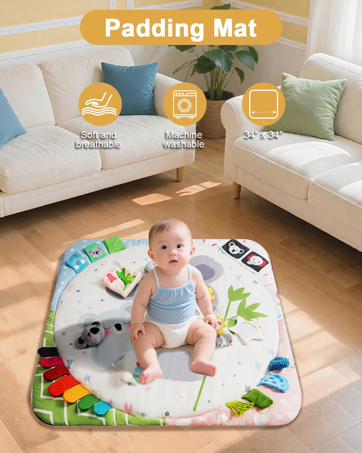 TINYHARBO six-sensory toys boost grasping and sensory engagement.