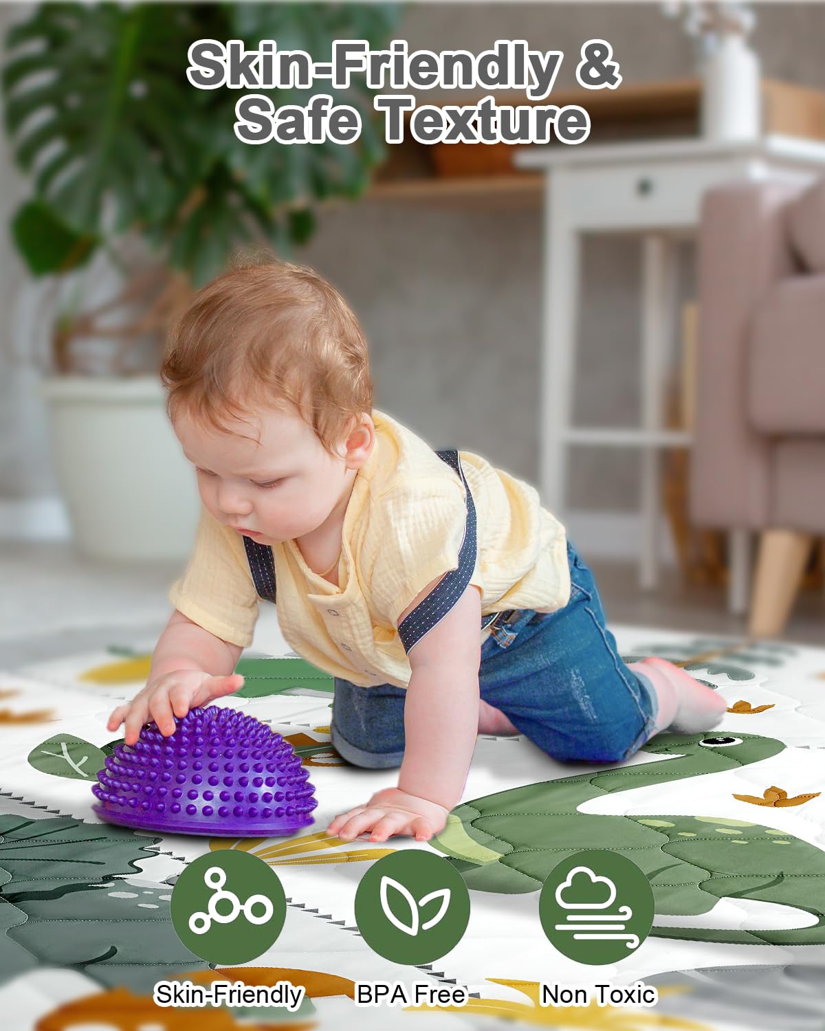 TINYHARBO safe non-toxic materials provide a gentle, child-friendly surface.