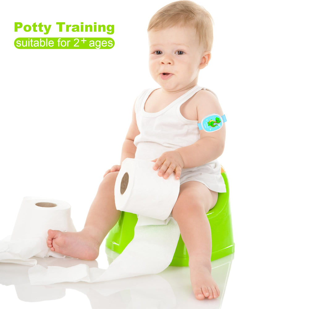 Tinyimi potty trainer dinosaur watch worn on wrist encourages routine potty breaks