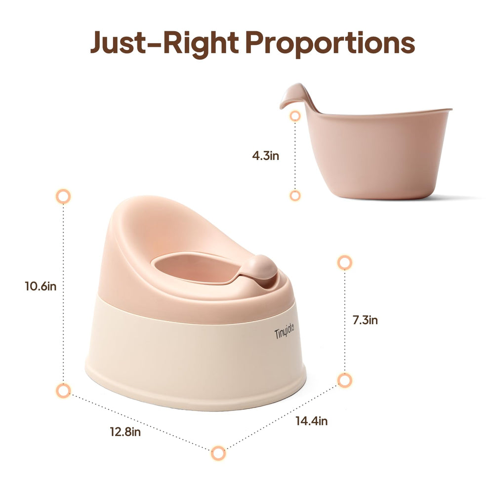 Tinyiota toddler potty safety features include non-slip base and BPA-free materials.