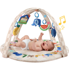Tiny Marvels Baby Play Gym arch with light encourages early visual tracking during play