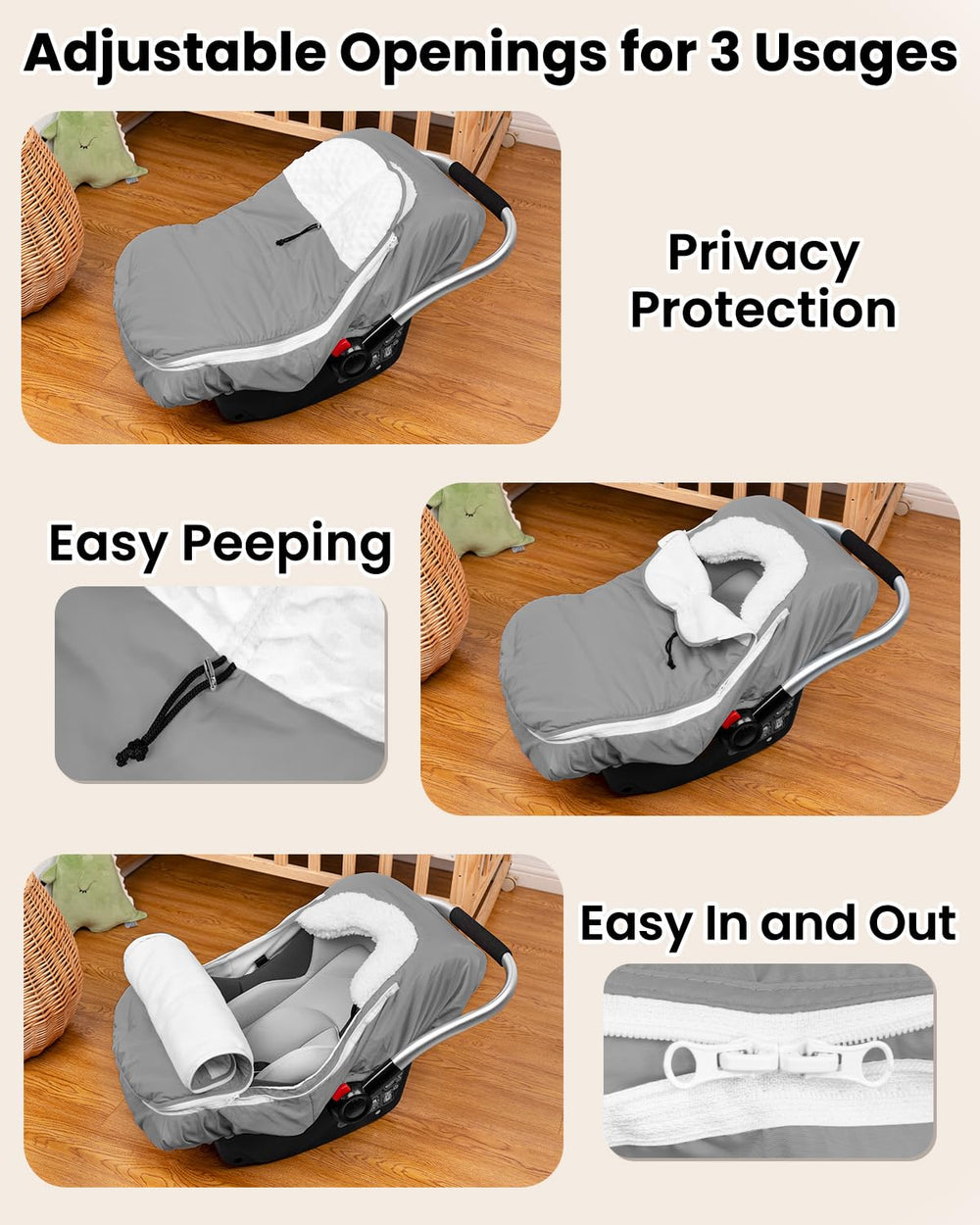 TinyPalsa easy-clean outer surfaces wipe clean and machine washable
