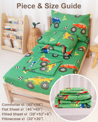 TinyPalsa flat sheet 45 by 60 inches supports easy toddler bed setup.