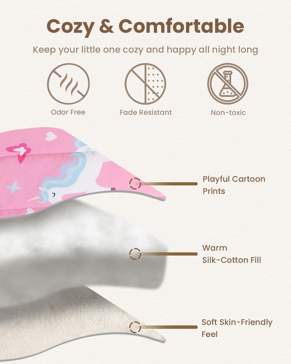 TinyPalsa pillowcase adds soft-touch comfort for bedtime routines