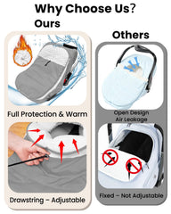 TinyPalsa universal-fit edges keep the cover secure without hindering the harness
