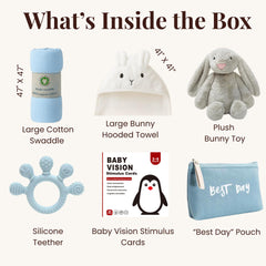 Tiny Treasures plush bunny cuddly companion for baby comfort.