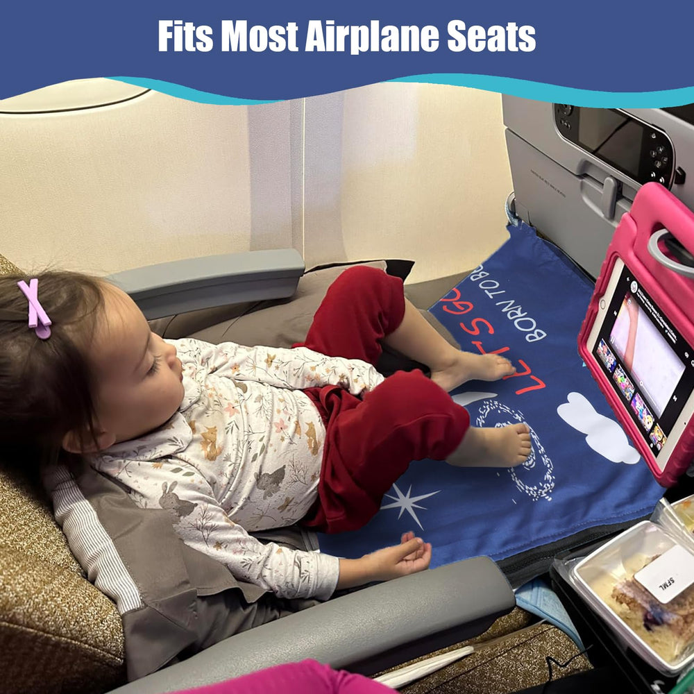 TIOKVIOP anti-slip bottom keeps the bed secure on airplane seats.