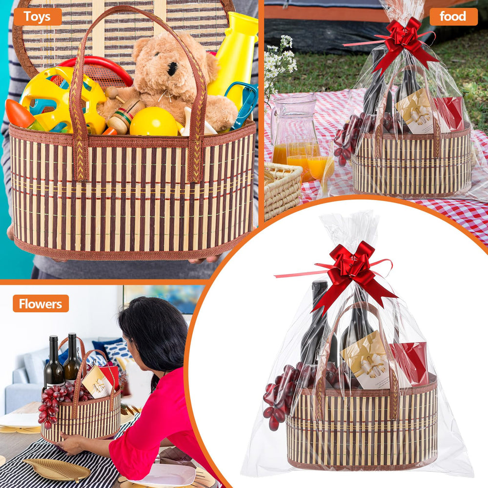 Tioncy 6-set golden pull bows add a festive finishing touch