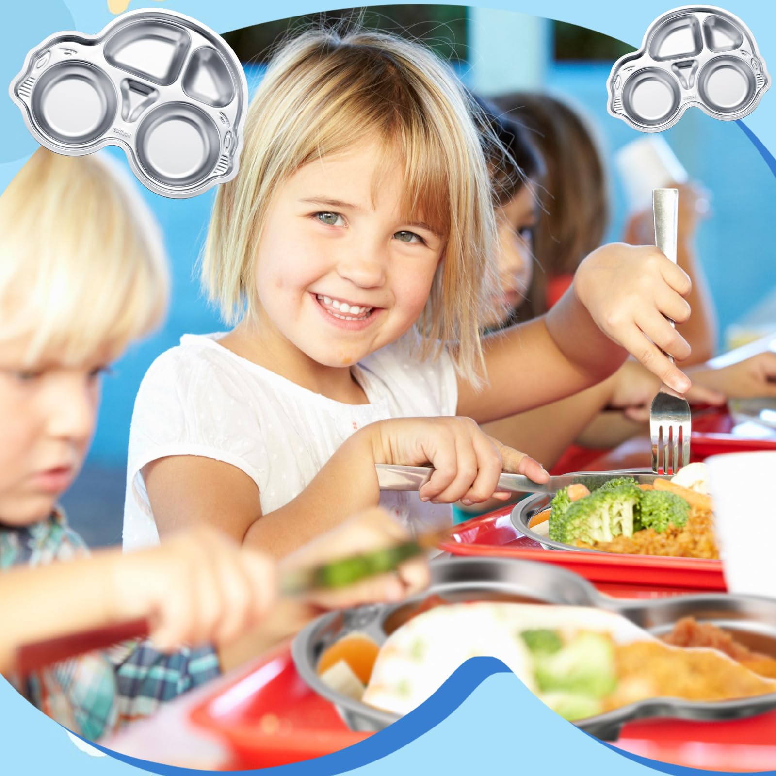 Tioncy camping plate—portable, durable surface for outdoor meals.