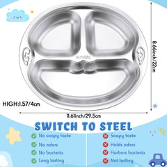 Tioncy monkey-shaped divided plate highlights playful design for kid-friendly meals