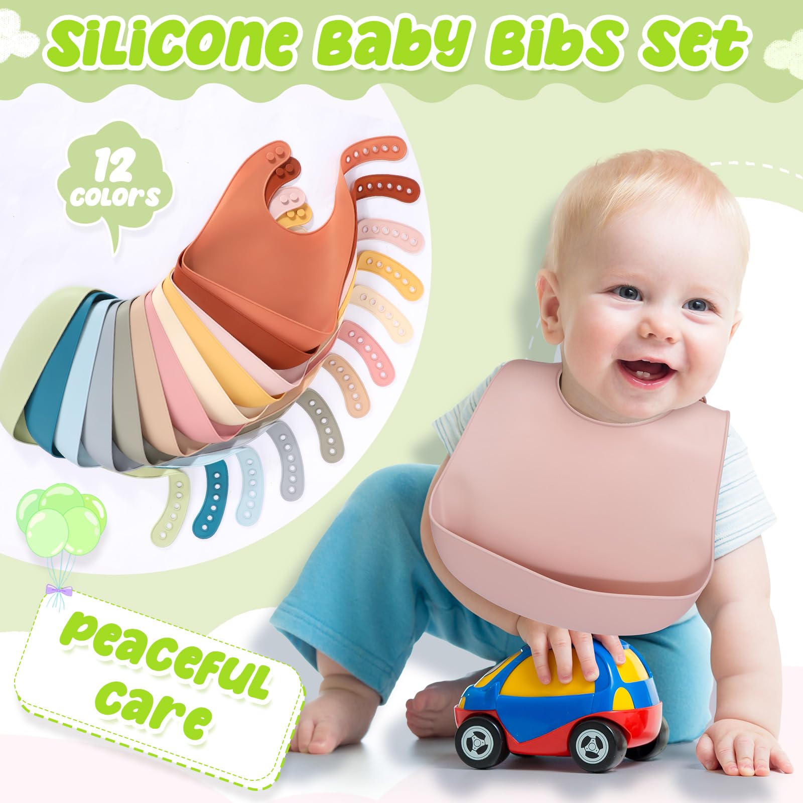 Tioncy bibs waterproof and quick-drying for easy care