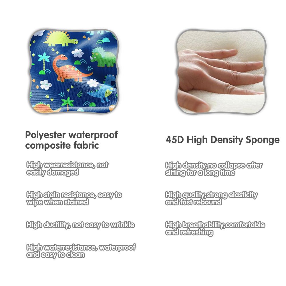 TIOPSUUO cushion with two parts offers flexible use and easy washing