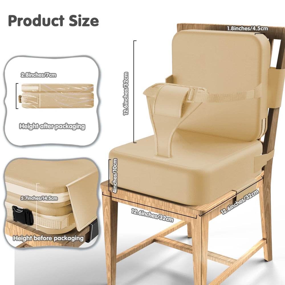 TIOPSUUO toddler booster seat waterproof cover resists spills and stains.