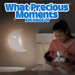 Tip perk Floating Moon Light in baby room creates calming bedtime ambiance
