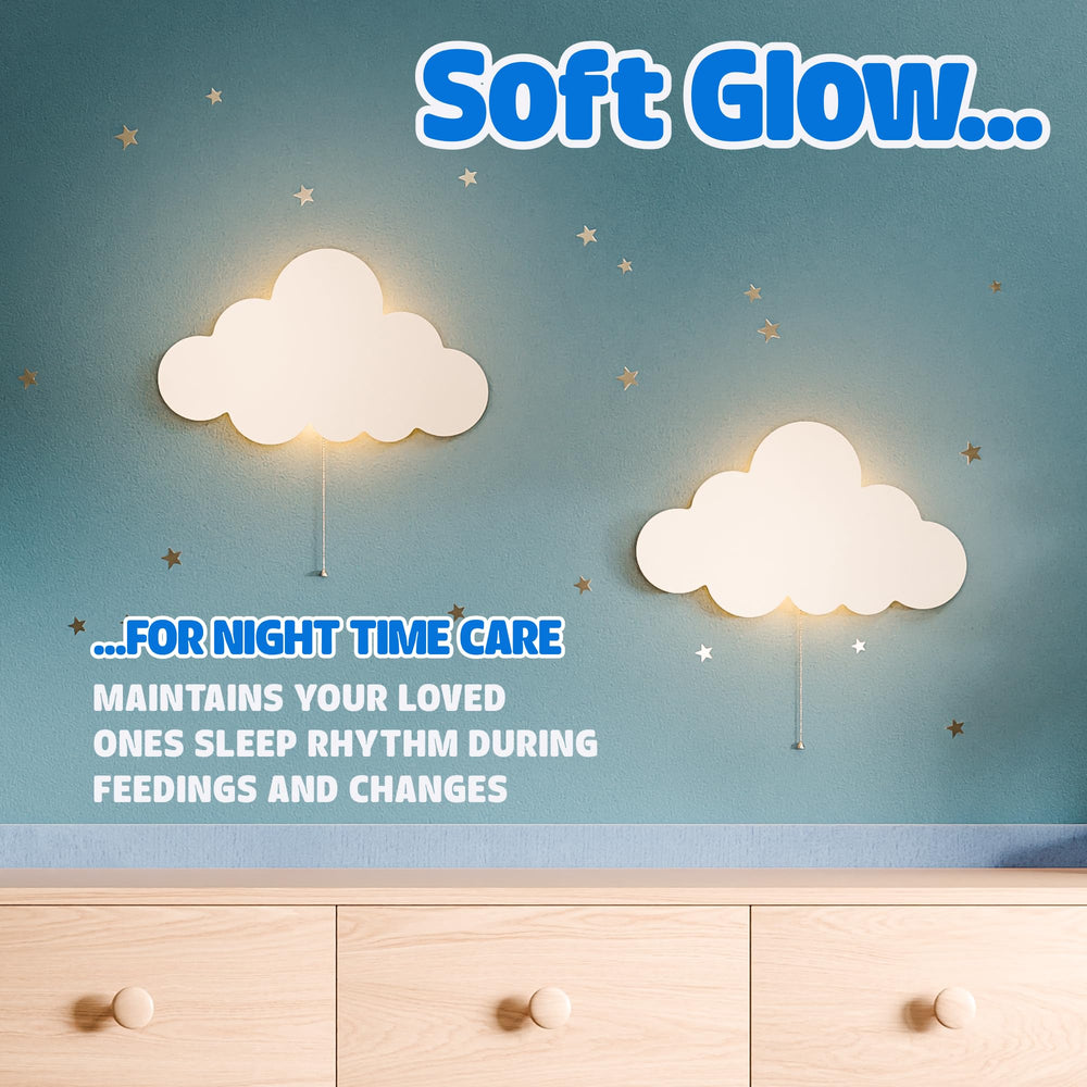 Tip perk portable cloud light moves easily between nursery and bedroom spaces.