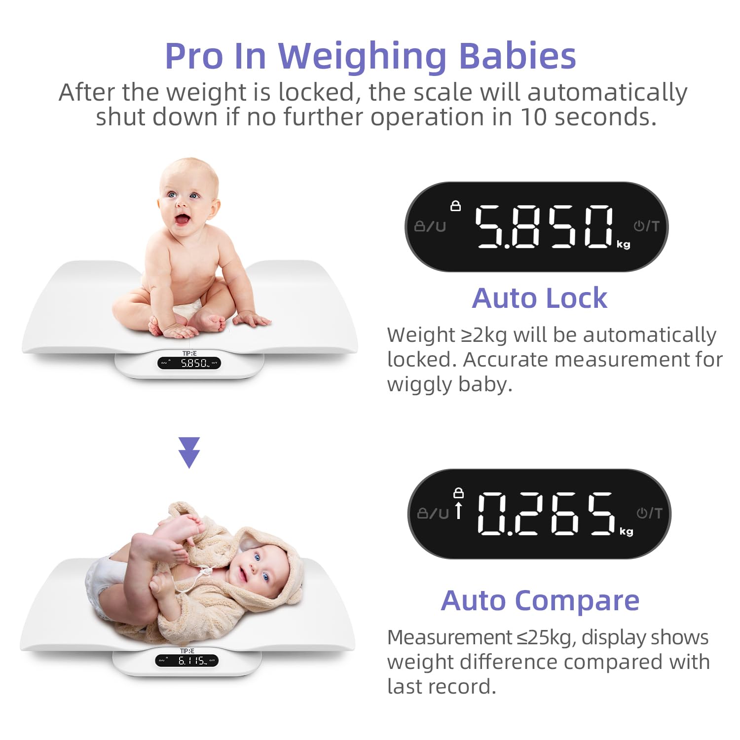 TIPRE detachable tray shown with easy assembly and replacement parts.