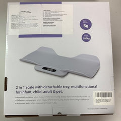 TIPRE scale designed for cats with a gentle, stable weighing surface.