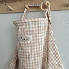TISU nursing cover demonstrates breastfeeding privacy in public settings for discreet feeding.