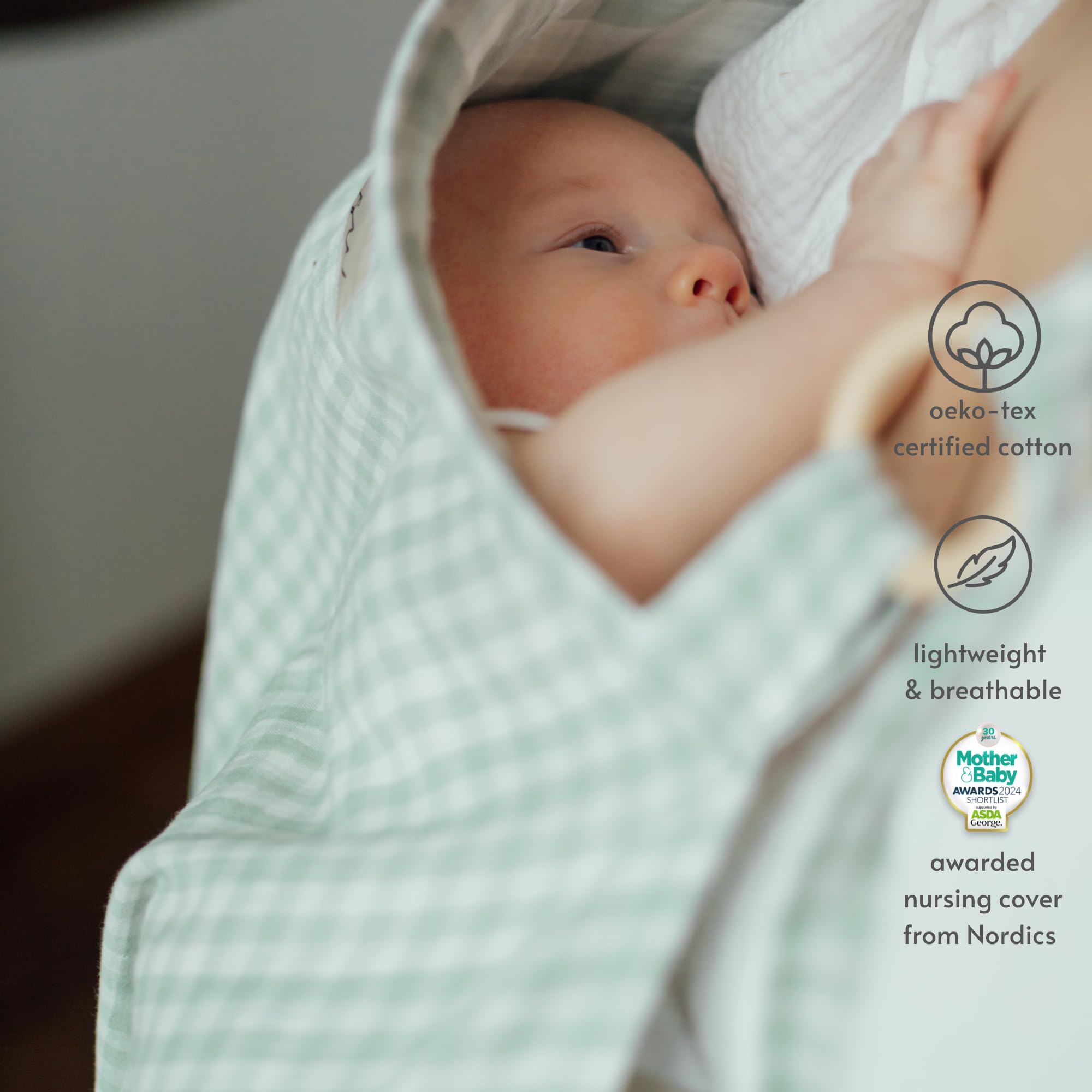 TISU nursing cover in public for private feeding on the go