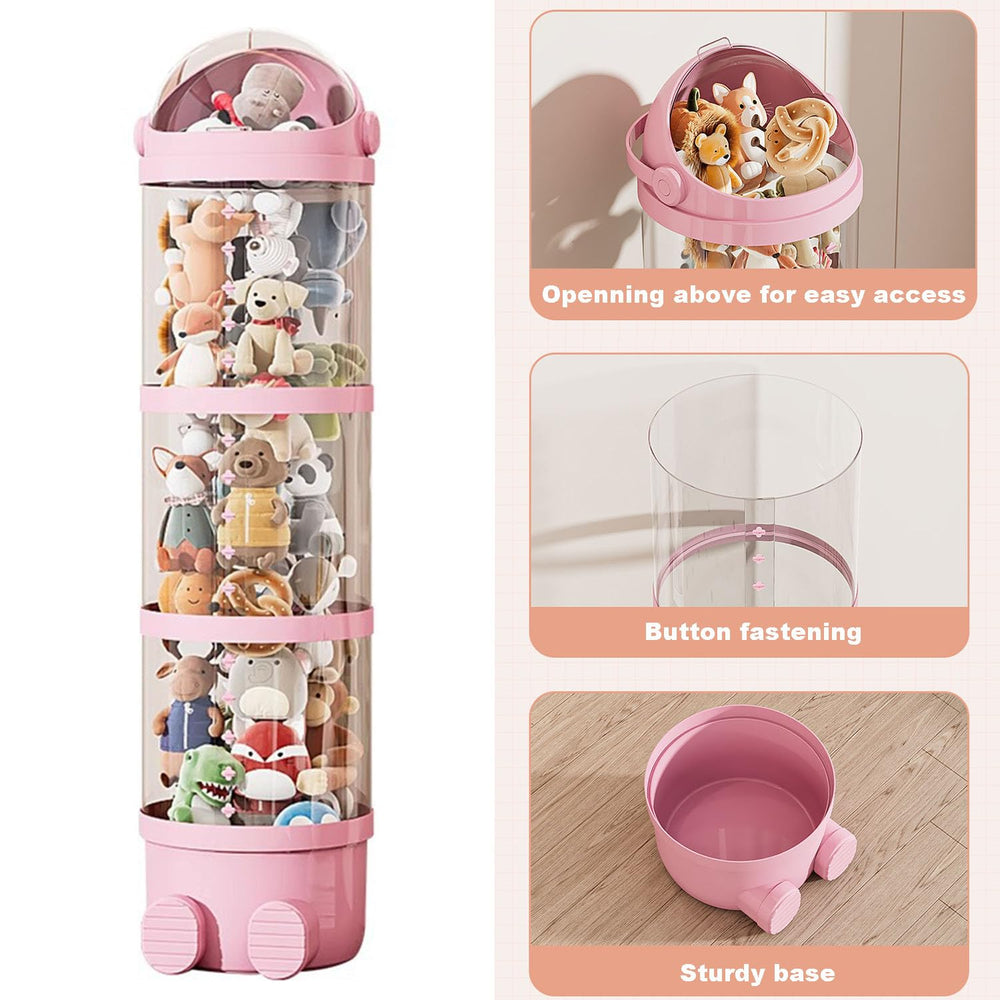 TISWEET transparent tube design lets kids spot favorites quickly