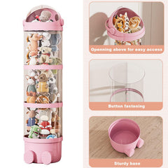 TISWEET transparent tube design lets kids spot favorites quickly