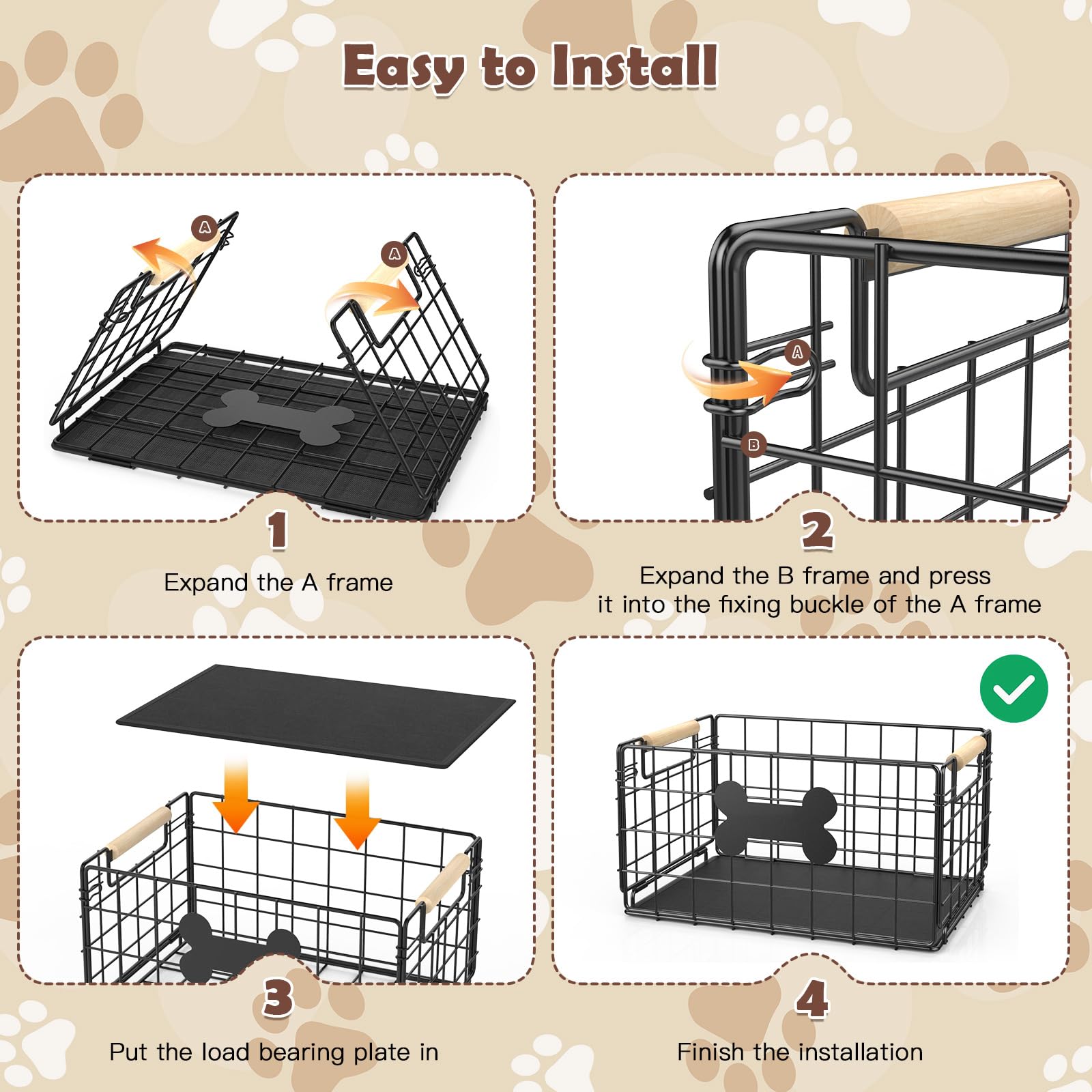 Tivray dog toy basket in living room setup for tidy pet space.