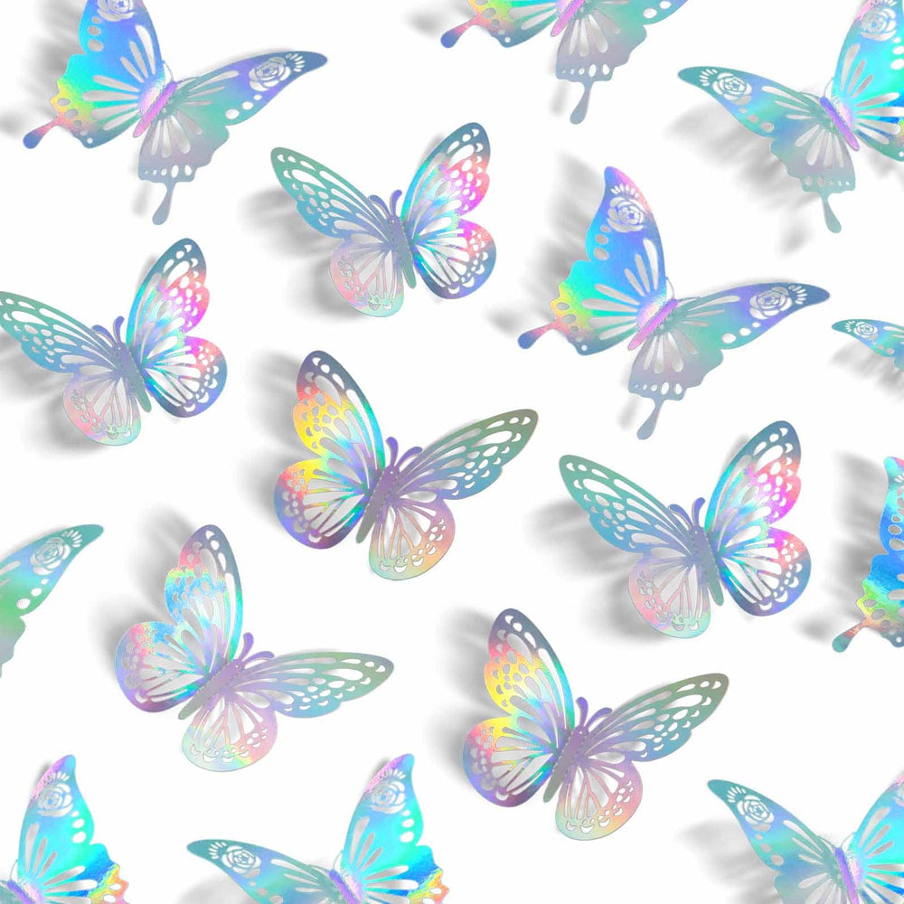 Tixiquns butterfly wall decor style1 large adds shimmering 3D charm to walls.
