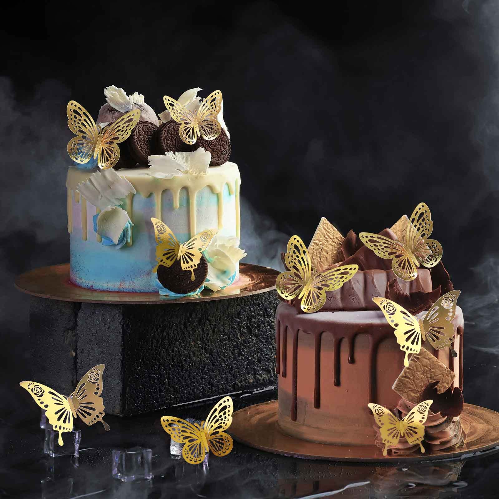 Tixiquns Gold Butterflies bouquet-embellish enhances bridal and party arrangements.