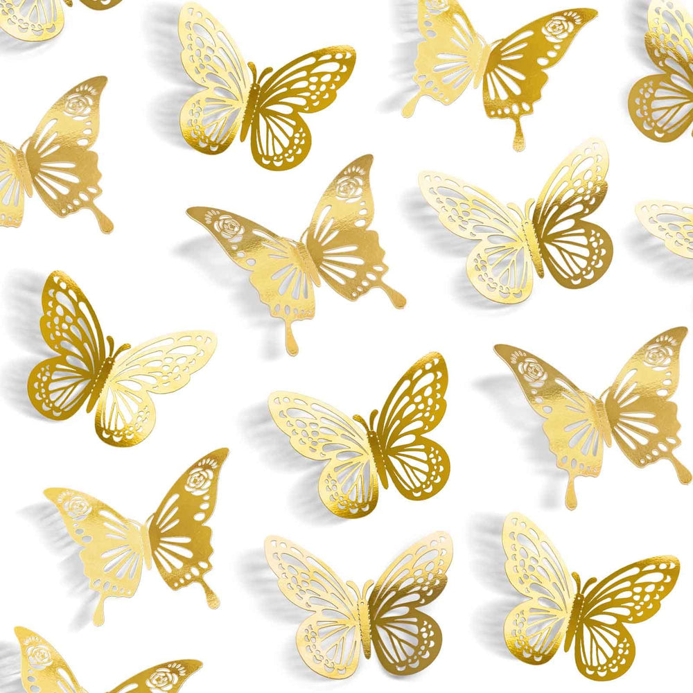 Tixiquns Gold Butterflies collection adds shimmering DIY decor to celebrations.