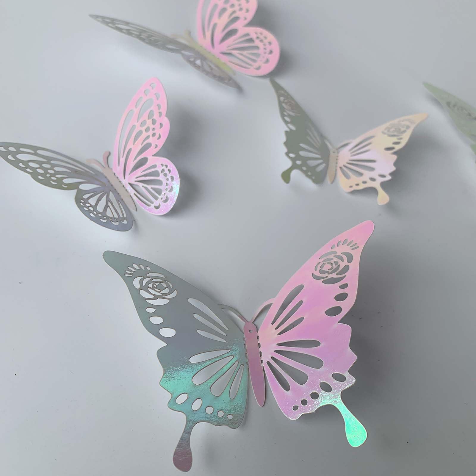 Tixiquns pink butterfly nursery wall decor brightens kids' rooms