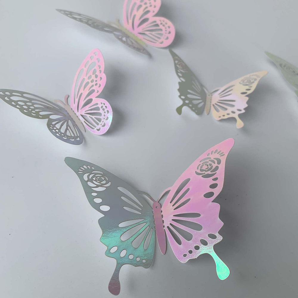 Tixiquns pink butterfly nursery wall decor brightens kids' rooms